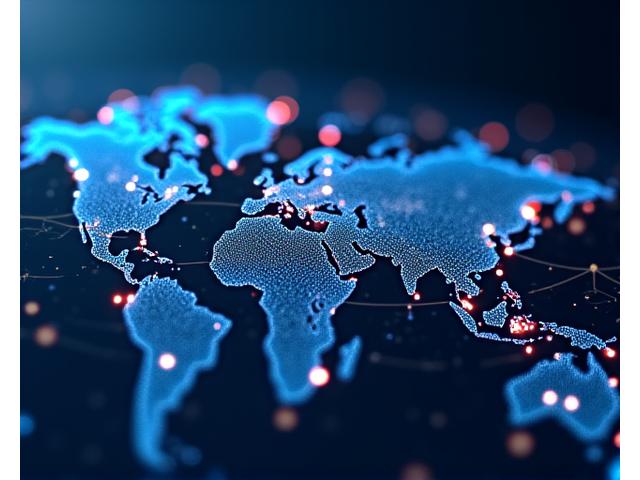 Bright, abstract depiction of global financial data flowing, representing capital markets and interconnected investments.